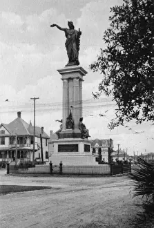 Texas Heroes Monument, Galveston, Texas, USA