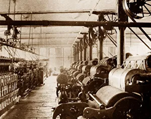 Textile factory machines