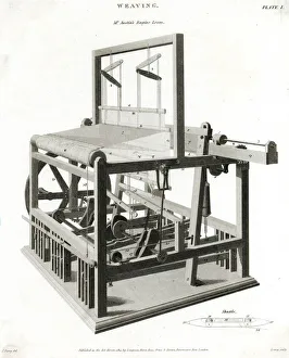 Images Dated 27th March 2019: Textile Industry - Weaving - Mr Austins Engine Loom