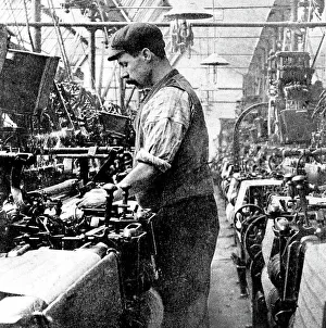 Textile mill worker