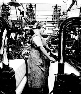 Textile mill worker