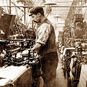 Textile worker early 1900s