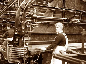 Textile worker early 1900s