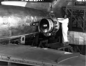 Turbofan Prints: A TFE731-3-1H turbofan is fitted