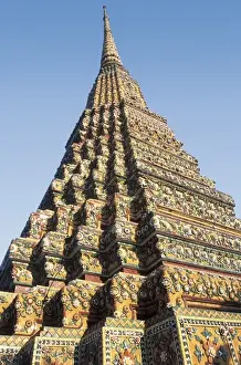 Chedi Prints: Thailand. Bangkok Metropolis. Bangkok. Wat Pho