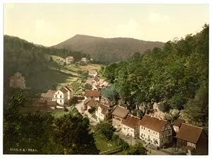 Thuringia Gallery: Thal, from Aussichtstemple, Thuringia, Germany