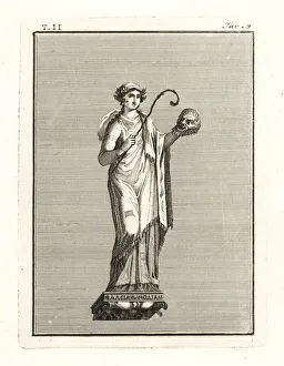 Antichità Gallery: Thalia, Roman muse of comedy