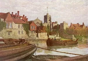 Thames Barges 1907