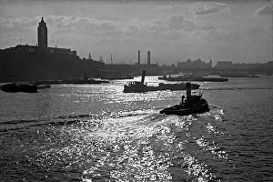Blackfriars Prints: The Thames from Blackfriars Bridge, London