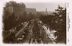 Thames Embankment and Cecil Hotel, London