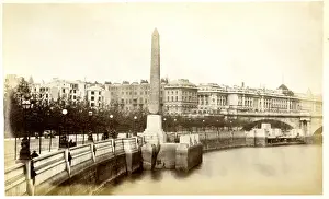 Cleopatra Prints: Thames Embankment and Cleopatras Needle, London