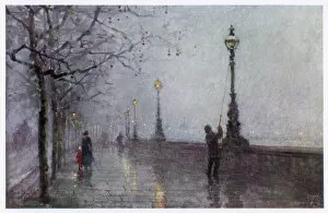 1897 Collection: Thames Embankment / Gas