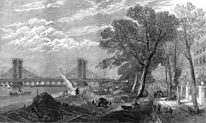 Images Dated 24th February 2005: Thames Embankment Works, London, 1873
