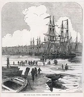 Thames Frozen 1855