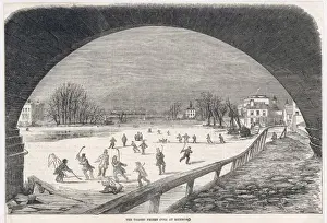 Thames Frozen 1855