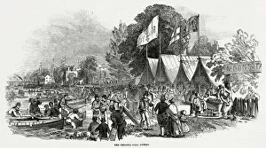 Images Dated 12th March 2020: The Thames Grand Regatta Fair, Putney 1846