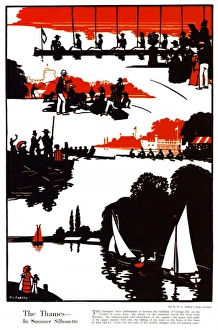 Silhouettes Collection: The Thames by H. L. Oakley