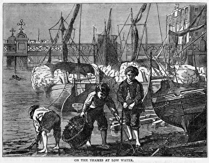 1860 Collection: Thames Mudlarks