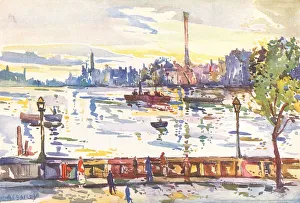Bailey Prints: The Thames From The Tate Gallery