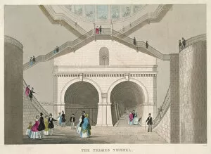 1843 Collection: Thames Tunnel entrance