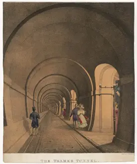 Brunels Prints: Thames Tunnel / Interior
