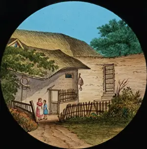 Hung Prints: Thatched Cottage