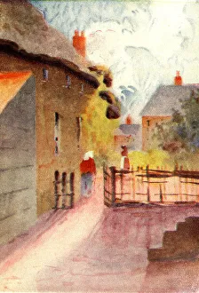 Archdeacon Collection: Thatched Cottage Bemerton