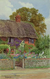 Leaded Collection: Thatched cottage, Clifton Hampden, Oxfordshire