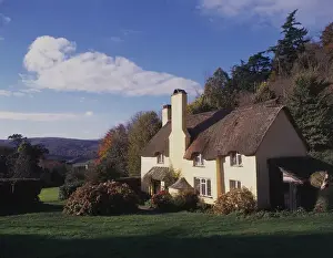 Thatched cottage at Selworthy Green, Somerset