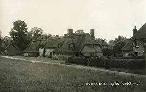 Thatched Cottages at Ashby St. Ledgers, Northamptonshire