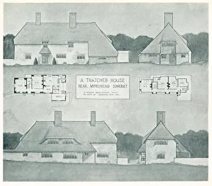 Thatched House Near Minehead, Somerset
