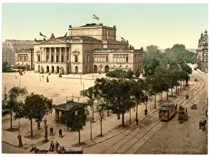 Leipsig Prints: Theater, Leipsig, Saxony, Germany