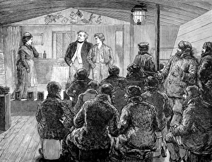 Coasts Collection: The Theatre on board HMS Alert, British Arctic Expeditio