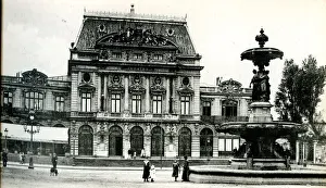 Levy Prints: Theatre at Cherbourg, France