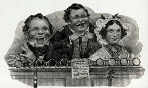 At the Theatre, comical depiction of audience members