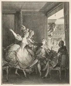 Petite Prints: Theatre Going 18th Cent