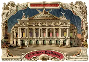 Marche Prints: Theatre de l Opera, Paris, France