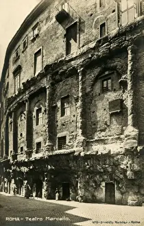 Stonework Prints: Theatre of Marcellus, Rome, Italy