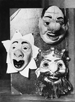 Images Dated 16th May 2011: Theatre Masks