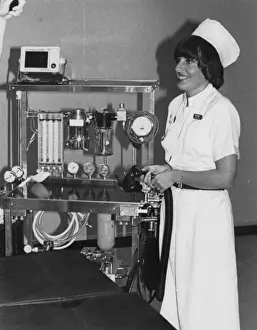 Colleague Prints: Theatre nurse at Hayle Hospital, Cornwall