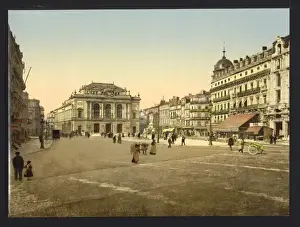 Montpelier Prints: Theatre Place, Montpelier, France