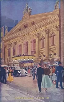 Theatres Collection: Theatre programme front cover for the London Palladium in 1952
