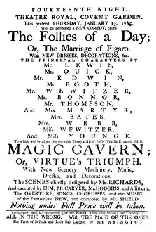 Triumph Gallery: Theatre Royal, Covent Garden Handbill