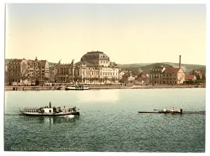 The theatre and Utoquay, Zurich, Switzerland