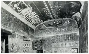 Civilisation Prints: Thebes, Upper Egypt, North Africa - Tomb of Seti I - Zodiac