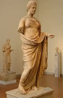 Greeks Prints: THEMIS statue, goddess of justice. Greece. IV century B. C
