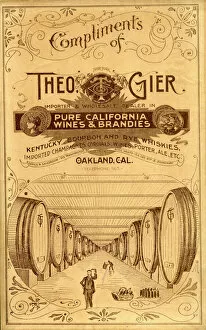 Exposition Gallery: Theo Gier, Pure California Wines & Brandies