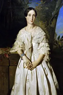 1841 Prints: Theodore Chasseriau (1819- 1856). French painter. Comtesse d
