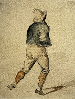 Pinakothek Gallery: Theodore Gericault (1791-1824). French painter. Boy seen fro