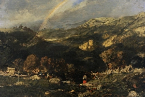 Images Dated 9th October 2014: Theodore Rousseau (1812-1867). French painter. Field on rain